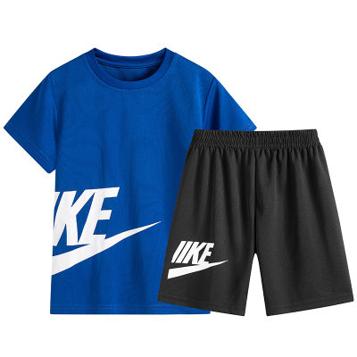 Terno de verão para meninos, roupas esportivas de duas peças de secagem rápida para uniforme de basquete de crianças médias e grandes