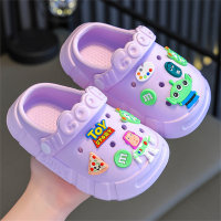 Children's Buzz Lightyear cartoon pattern sandals  Purple