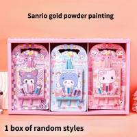 Sanrio Gold Powder Sand Painting Children's Creative Handmade DIY Graffiti Painting Set  Multicolor