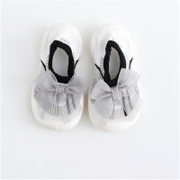 Chaussettes de style princesse avec nœud pour enfants, chaussures pour tout-petits  blanc