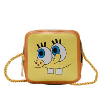Cartoon cute small animal shoulder bag children's crossbody coin purse  Yellow