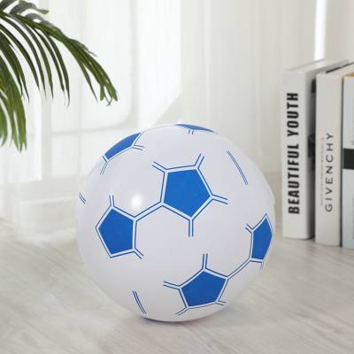 Ballon de plage gonflable en PVC de coupe du monde de football de 16 pouces