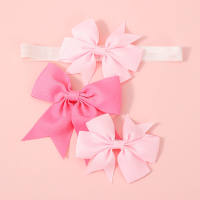 Toddler Girl 3-Piece Combination Gift Box Headwear  Pink