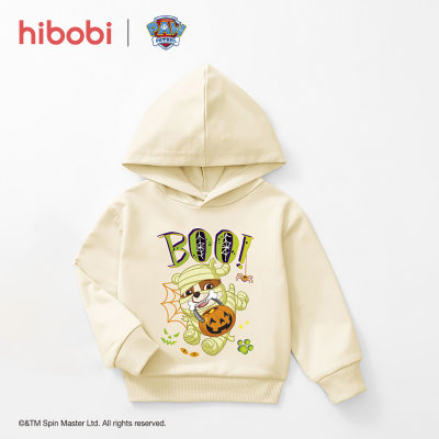 PAW Patrol × hibobi Suéter con capucha con estampado de letras de animales para niños pequeños