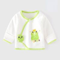 Bebê recém-nascido meia volta roupas de algodão puro quatro estações roupa interior desossada topos bebê recém-nascido  Verde