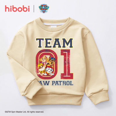 PAW Patrol × hibobi Toddler Animal Letter Printed Pullover Sweater