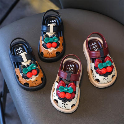 Children's Cherry Pattern Princess Soft-soled Sandals