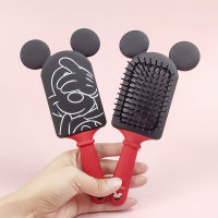 Manufacturer supply cartoon comb feel paint comb airbag comb children's comb black and red matching comb gift box packaging  Black