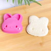 DIY Animal molde para recortar pan cocina hogar sándwich tostado cuchillo Bento molde para recortar pan  Multicolor