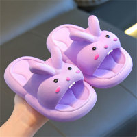 Sandalias infantiles orejas de conejo 33D  Púrpura