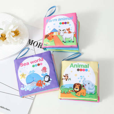 Livros de pano de bebê de educação infantil iluminista Livros cognitivos