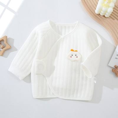Newborn baby half back clothes newborn baby four seasons pure cotton warm tops home clothes