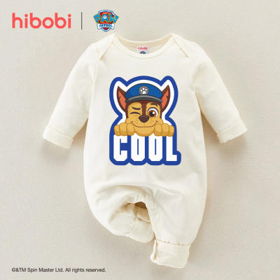 Macacão de manga comprida da Patrulha Canina × hibobi bebê animal com letra impressa