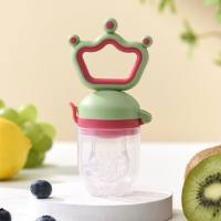 Baby bite fruit food supplement baby pacifier to eat fruit feeder molar stick fruit and vegetable fruit bite bag  Multicolor