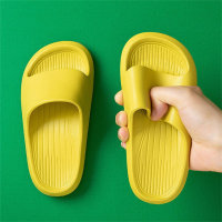Children's solid color slippers  Green