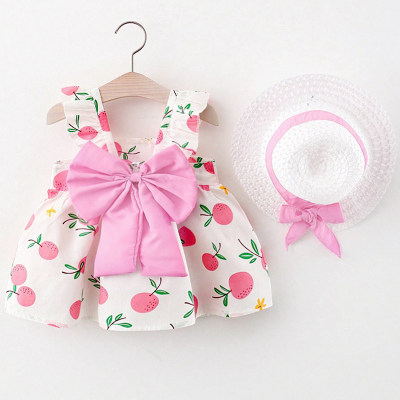 Summer new princess suspender dress baby cotton skirt consignment sale of children's clothing one piece dropshipping 1057