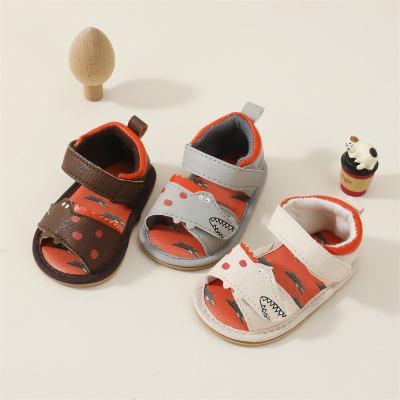 Baby Open Toed High-Top Velcro Sandals