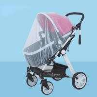 Enlarged encrypted baby stroller mosquito net baby stroller full cover mosquito net  Blue