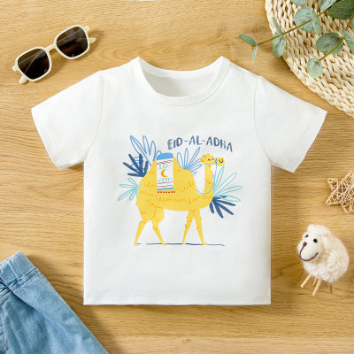 Toddler Clothes Camel Print T-shirt Eid al-Adha T-shirt
