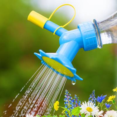 Double-headed flower watering can portable universal beverage bottle