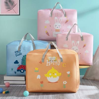Kindergarten Quilt Storage Bag Zipper Model Thickened Oxford Cloth Clothes Children'S Handbag