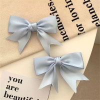 Children's 2 piece set of bow hair clips  Blue