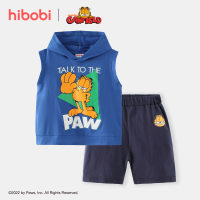 hibobi x Garfield طفل أولاد كاجوال مطبوع عليه رسوم كرتونية توب + بنطلون - Hibobi
