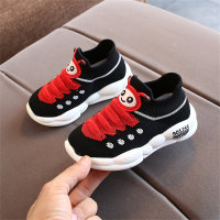 Children's Breathable Caterpillar Sports Shoes  Black