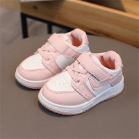 Children's color matching Velcro sneakers  Pink