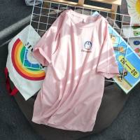 Stillkleidung zum Ausgehen Hot Mom Sommerkleid Fashion Print Kurzarm T-Shirt Top Oberbekleidung Stillkleidung Sommer  Rosa