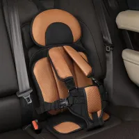 Baby Car Portable Safety Seat Strap  Yellow