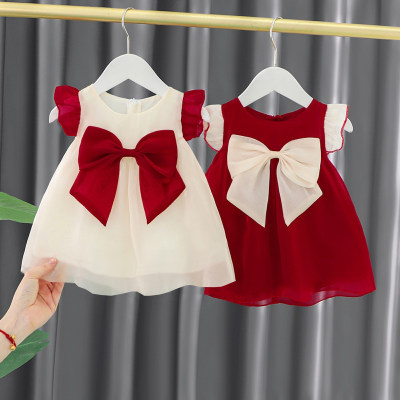 2023 neue stil mädchen kleid 4 baby mädchen Koreanische mode sommer kleid mädchen sommer 3 prinzessin kleid dropshipping
