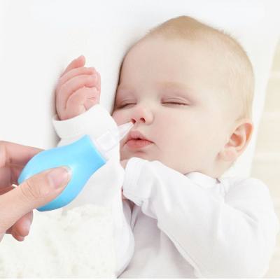 Aspirador nasal manual de silicona, aspirador nasal, aspirador nasal para bebé tipo bomba, limpieza nasal en frío