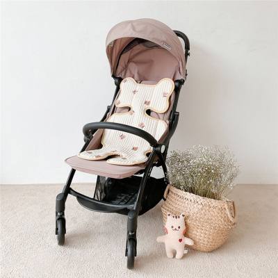 Baby stroller baby embroidered cushion bear dinosaur thin breathable four seasons universal cotton