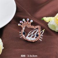 Children's Princess Crown Hair Comb  Multicolor
