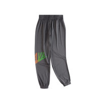 Boys ice silk pants air conditioning anti-mosquito pants summer thin style loose children's trousers outdoor wear  Gray