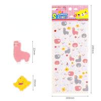 Adesivi a bolle di cartoni animati per bambini Adesivi per quaderno con diario di animali 3D  Multicolore