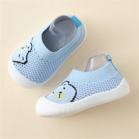 Children's Bear Pattern Flyknit Shoes for Toddlers  Blue