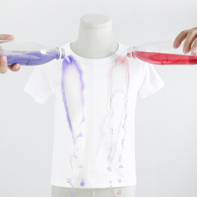Camiseta de manga curta à prova d'água de secagem rápida para criança
