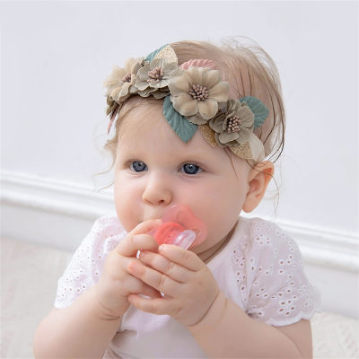 Enveloppement à tête florale pour bébé et tout-petit