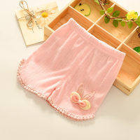 Shorts for girls summer new style baby summer outerwear pants  Pink