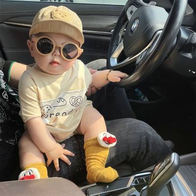Ins koreanischen Stil Sommer Neugeborene Baby-Kleidung dünne Baby-Overall Dreieck Harem lose Tasche Furz Kleidung Strampler