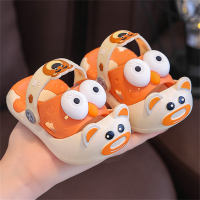 Scarpe carine per bambini con grandi buchi per gli occhi  arancia