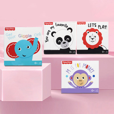 Cartões de estimulação visual de educação infantil para bebês