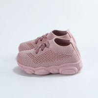Toddler Solid Color Slip-on Sneakers  Pink