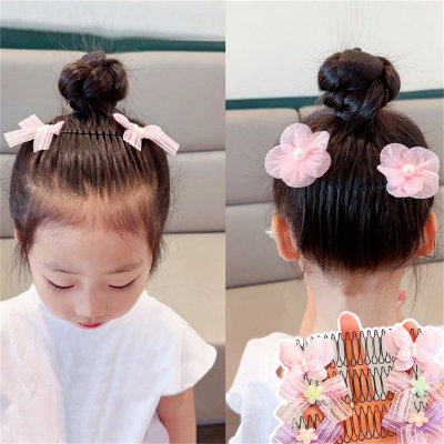 Children's flower hair comb