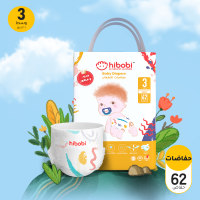 hibobi high-tech ultra-thin soft baby diapers, 1 pack  Size3/M