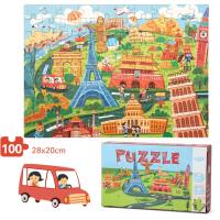 Cognitive puzzles for children, early childhood education  Multicolor