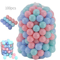 Baby's favorite environmentally friendly thickened ocean ball plastic ball  100PCS  Multicolor