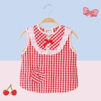 Girls princess dress bib summer children's overalls baby eating waterproof and anti-dirty rice pocket pure cotton thin apron  Multicolor